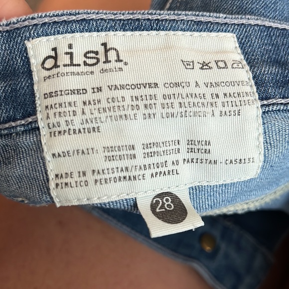 DISH PERFORMANCE DENIM Relaxed Skinny | sz 28 - Picture 10 of 16